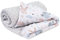 Baby Decke Kinderdecke mit Minky 75x100 cm - Kuscheldecke Baby Kinderwagen Decke Neugeborene Babydecke Eulen