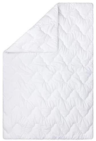 Moon-Luxury Sommerdecke Steppbett Satin 100% Baumwolle 95° Kochfest 155x220 cm