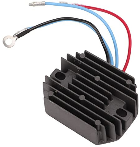 Raddrizzatore Regolatore di Tensione a 4 Fili Regolatore di Tensione Elettrico 12V Lega di Alluminio 66611‑55250 Sostituzione per Trattore B4200 B5100