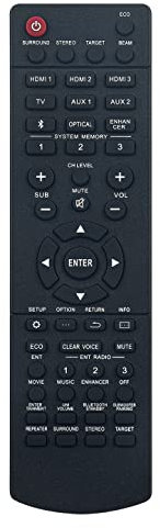 AULCMEET FSR147 Replace Remote Controllor Compatible with Yamaha Sound Bar ZU80480 YSP-2700 NS-WSW121 YSP-CU2700 Sub FSR141 ZK60890 YSP-2500 YSP-CU2500 NS-WSW120