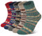 5 Pairs Womens Thermal Socks, Ladies Winter Warm Knitting Wool Socks Women Thick Socks, Christmas Gifts for Women