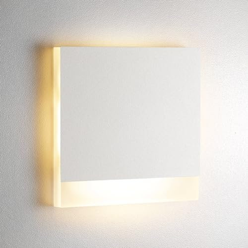 lambado® LED Treppenbeleuchtung mit Bewegungsmelder in weiss Stripe - Stufenbeleuchtung mit 1,5W 230V für Ambiente & Sicherheit im Dunkeln