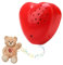 Voice Recorder for Teddy,Mini Voice Recorder,Voice Recorder for Teddy Bear,Teddy Bear Voice Recorder Heart Shaped Mini Voice Recorder Speaker for Speaking and Recording Custom Messages
