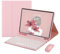 JZ Combo Magnetic Touch Tastiera Caso per iPad 10th Generation 2022 10.9 inch Case con copertura tastiera e mouse (Penna non inclusa) ﻿ For iPad 10th - Pink