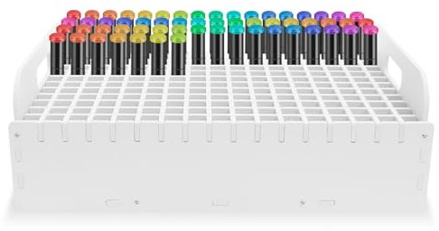 Fyeme Art Marker Storage Rack for 204 Markers Color Pencils Organizer Holder Art Pen Organiser Pen Stand Paint Holder Marker Display Stand Marker Brushes Pens Color Pencils Organizer