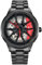 DriftElement Nitro Automatik Felgenuhr - Handmade in Germany - Mechanische Herrenuhr mit Miyota 8N24 Uhrwerk - Motorsport inspiriertes Design, Rot/Ausflug, einfarbig (Getaway Solids)
