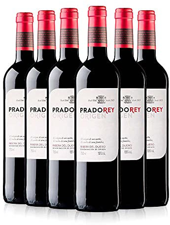 PRADOREY Roble Origen-Vino tinto - Ribera del Duero - 95% Tempranillo, 3% Cabernet sauvignon, 2% Merlot - Vino joven con ligero paso por barrica y tinaja - 0,75L - 6 Bot (2024)