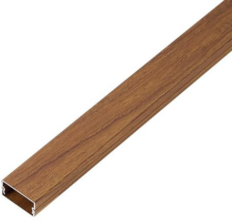 Cable Trunking Self Adhesive, Square Box Cable Trunking PVC With Self-Adhesive For Floor And Wall 1M Multiple Sizes(A,24x12mm)