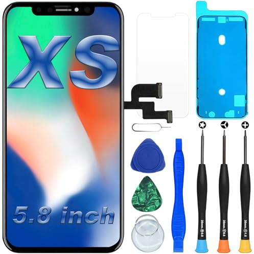 DIGI4U LCD for iPhone Xs Screen Replacement, 5.8''[3D Touch][Small Notch] Screen for iPhone Xs Display Digitizer Assembly, with Repair Tools for iPhone Xs LCD