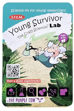 The Purple Cow Crazy Scientist LAB Young Survivor Survival Set