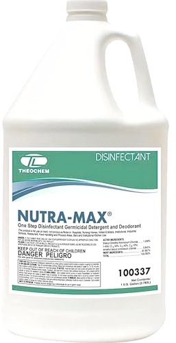 Theochem Nutra-Max Hospital Grade Disinfectant Cleaner, 1 Gallon