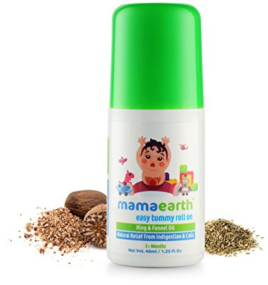 Mamaearth Easy Tummy Roll On with Hing & Fennel 40Ml