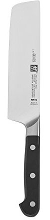 ZWILLING Pro Nakiri-Messer, Klingenlänge: 17 cm, Rostfreier Spezialstahl, Kunststoffgriff, Schwarz
