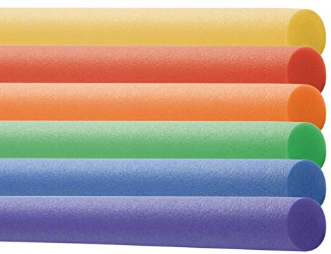 EXPLORER Poolnudel Schwimmnudel 160x7 cm aus PU-Schaum – Pool-Noodle Schwimm-Noodle – zum Schwimmen Planschen (3 Stück, Sortiert)