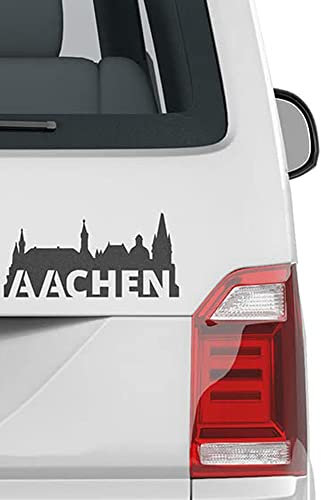 Auto-Dress Stadt Aachen, Heck-Auto-Aufkleber 25cm x 12cm (Farbwunsch)