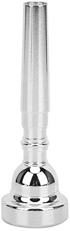 Zubehör für Mundstücktrompete 3,43 x 1,06 x 1,06 in Musikgeschenk für bach conn king 7C Mundstück C Trompete für hohen QuasiKlang(Silver)