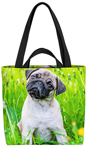 VOID Kleiner Mops Tasche 33x33x14cm,15l Einkaufs-Beutel Shopper Einkaufs-Tasche Bag