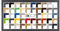Puzzello Puzzlerahmen Bilderrahmen Posterrahmen 40x100 cm Graphit 100x40 cm mit klarem Kunstglas