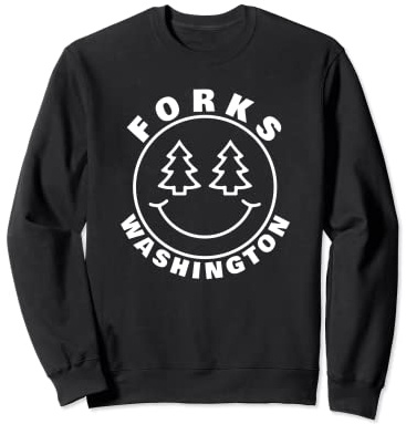 Forks Washington WA Vacation Souvenir Outdoor Sweatshirt