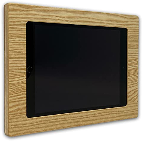 NobleFrames Tablet Halterung kompatibel mit iPad 9 (10,2) - Verschiedene Holzarten verfügbar (Esche)