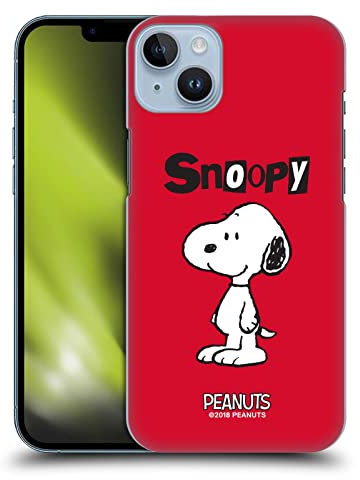 Head Case Designs Licenza Ufficiale Peanuts Snoopy Personaggi Custodia Cover Dura per Parte Posteriore Compatibile con Apple iPhone 14 Plus