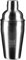 BÖSER KATER Cocktail Shaker mit Logo-Gravur 3-teilig | Aus gebürstetem Edelstahl | Perfekt für das Mixen besonderer Cocktails & Drinks