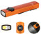 OLIGHT Arkfeld UV 1000 Lumens Rechargeable EDC Torch with UV LED and White Light,Anti-Slip Grip,Super-Thin Build Flat with Two-Way Pocket Clip for Outdoors, Emergency, Work (Orange,CW: 5700~6700K)