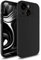 Etuano für iPhone 13 Hülle Silikon, Handyhülle mit Kameraschutz Microfiber, Kratzfeste Rundumschutz Case (Black, iPhone 13)