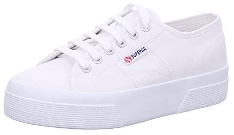 Superga Unisex 2740 Platform Oxford-Schuh, Weiß, 36 EU