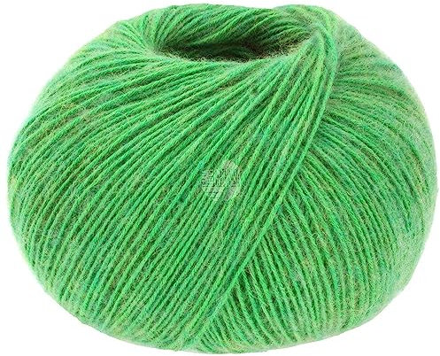 LANA GROSSA Ecopuno | Edle Netzgarnstruktur aus Baumwolle gefüllt mit Merino/Alpaka | Handstrickgarn aus 17% Schurwolle & 11% Alpaka Wolle | 50g Wolle zum Stricken & Häkeln | 215m Garn FB 87