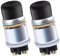 Bouton De Démarrage Étanche 12V 50A Interrupteur De Démarrage Klaxon Interrupteur De Démarrage Du Moteur Démarreur à Bouton-poussoir étanche Pour Bateau De Voiture (2 Pièces)