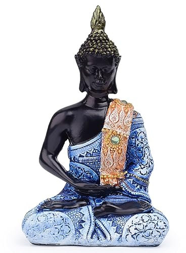 YdseozOA Thailändischer Buddha meditieren Frieden Harmonie Statue Heimbüro Schreibtisch Dekoration Indien religiöser Buddhismus Skulptur Kunsthandwerk Ornament