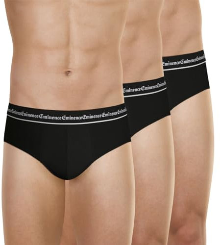 Eminence - Lot de 3 Slips Homme Business Taille : 7/3XL - Couleur : Noir-Noir-Noir