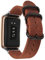 KUWAI Armbänder für Oppo Watch Free Armband, PU Weich Leder mit Schnalle Rostfreiem Stahl Armband für Oppo Watch Free Armbänder für Herren Damen Armband mit Oppo Watch Free (D)