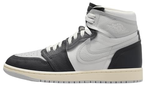 Nike Women's Air Jordan 1 Mid Shoes, Anthracite/Sail/Muslin/Neutral Grey, 5.5 UK