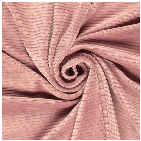 Velour Nicky Kord-Stoff breit gerippt elastisch uni ab 50 x 155cm Oeko-Tex