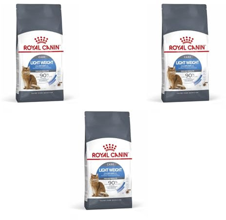 ROYAL CANIN Light Weight Care | 3er Pack | 3 x 400 g | Trockenfutter für Katzen | Zur Unterstützung übergewichtiger Katzen | Enthält Eisen, Mangan und Zink | Gewichtskontrolle