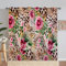 ANHOPE Geparden Leopard Streifen Blume Vorhänge mit Ösen Blickdichte Gardinen Blackout Curtain Thermo Vorhang Kinder Mädchen Schlafzimmer Wohnzimmer Verdunklungsvorhänge 2er Set H 245 x B 200 cm