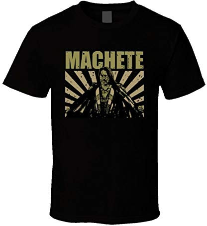 ENURLS Machete Danny Trejos Mexican Actor Action T Shirt BlackSmallBlackS