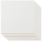 Lot de 6 panneaux MDF de 3 mm - 30,5 x 30,5 cm - Pour découpe CNC, gravure laser, projets de bricolage (blanc)
