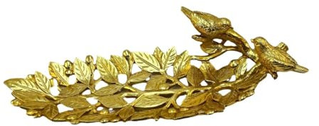 F Fityle Bandeja de Resina con diseño de pájaros, Pieza Decorativa para el hogar