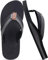 KuaiLu Flip Flops Herren Weich Leder Zehentrenner Männer Bade Sandalen Bequeme Breite Füße Badelatschen Yoga Gummi Fussbett Sommer Strand Zehensandalen rutschfest Indoor Outdoor Schwarz Grau 42