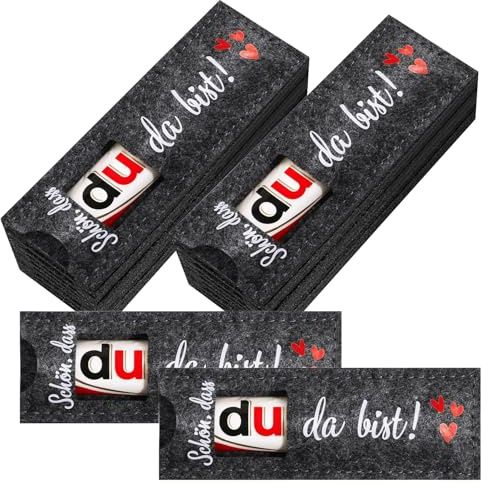 42Pcs Schön Das Du da Bist Gastgeschenk aus Schokoladenfilz Schön Dass Du Da Bist für Eine Vielzahl von Anlässen Darunter Hochzeiten Geburtstage Weihnachtsfeiern Abschlussfeiern Firmenveranstaltungen