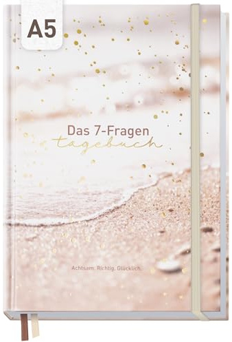 paper&you Das 7-Fragen-Tagebuch A5 für 6 Monate Neue Wege | Achtsamkeitstagebuch für Erwachsene, Dankbarkeitstagebuch, Erfolgsjournal & Habit Tracker – Daily Journal zum Ausfüllen
