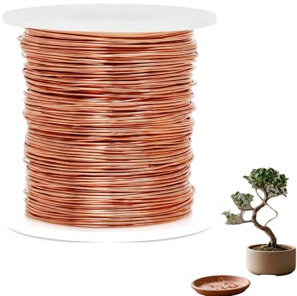 Solid Bare Copper Wire, 0.5mmx80m Electroculture Gardening Copper Wire