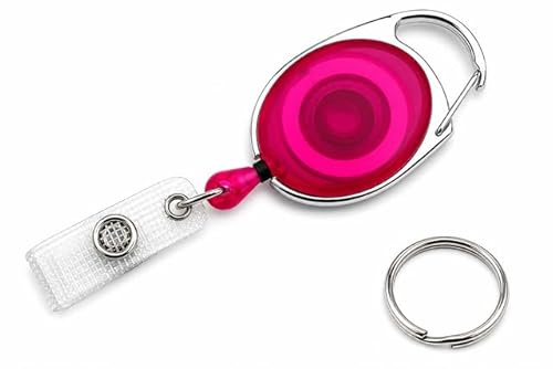 1x Patentiert Ausweisjojo Jojo Zipper Kartenhalter Ausweishalter reißfester POWERCORD Schnur Schlaufenclip