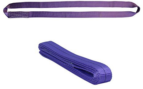 1Tonne 2m Einweg Bandschlinge Hebeband Rundschlinge Hebegurt Kranschlinge Violet