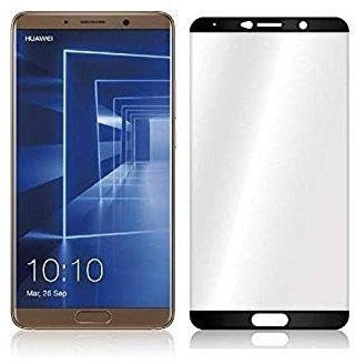 SZ Huawei Mate 10 Protector de Pantalla, 9H cristal templado vidrio templado para Huawei Mate 10 [3D Full Coverage] HOROES (x2 NEGRO)