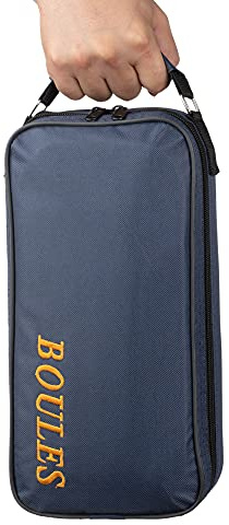 Tofern 2 Stücke Schön Boule Tasche für 3/6/8 Kugeln aus Premium Nylon&Oxford für Outdoor Spaß, Boules Handtasche Ohne Boule