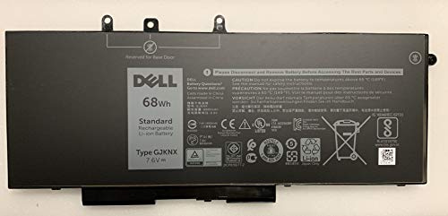 Original DELL Akku GJKNX für Latitude 5480 5580 5490 5590 68Wh, 7.6V Battery NEU